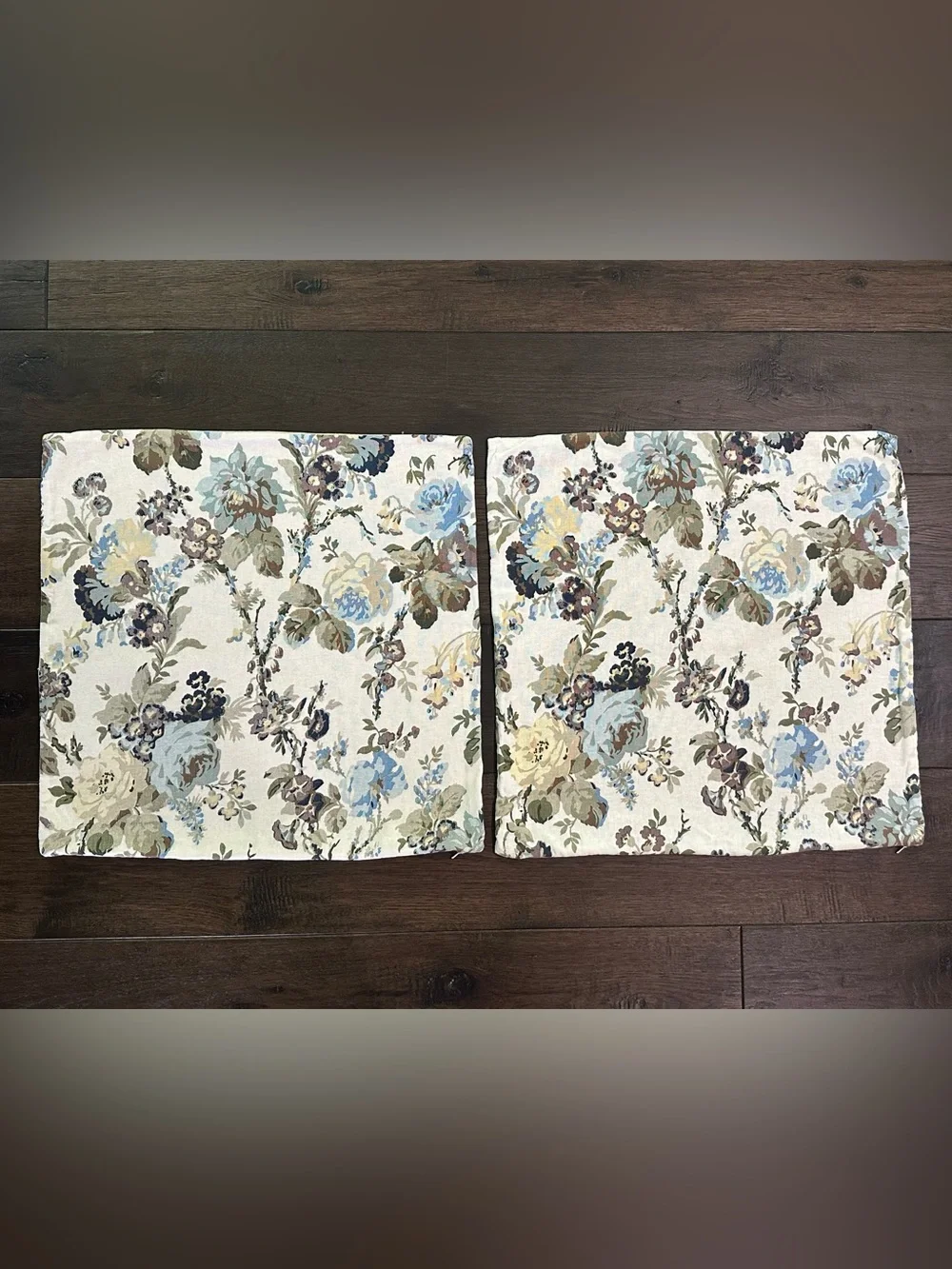 Pottery Barn Floral Pillow Covers 20x20